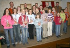 Viele strahlende Gesichter gab es bei den traditionellen Ehrungen Viele strahlende Gesichter gab es bei den traditionellen Ehrungen