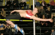 Sarah beim Sprung über 1,54m Sarah beim Sprung über 1,54m