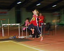 Nadine Thiemann beim Weitsprung