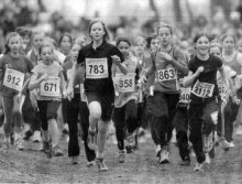 Nadine Thiemann (Nr. 783) beim Start