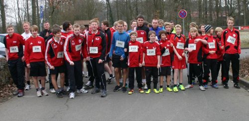 Startvorbereitungen für die 5km Läufer.