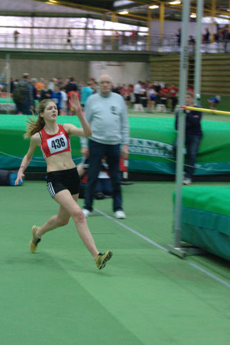 Mit 3 Wochen Trainingsrückstand erreichte Henrike Weiser mit überspungenen 1,50m Platz drei in der weiblichen Jugend U18. 