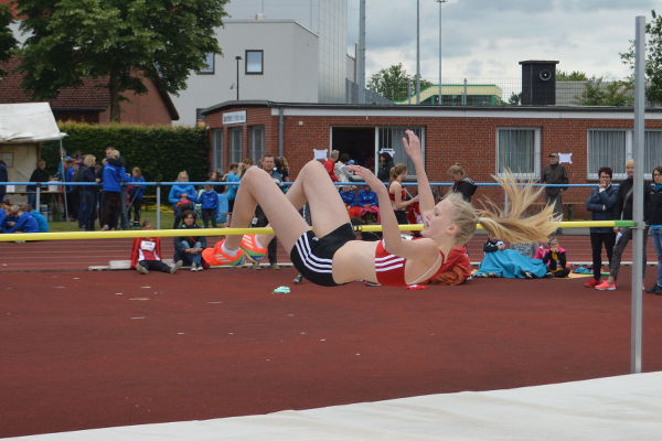 Julia Niehues übersprang im Hochsprung die 1,44m.