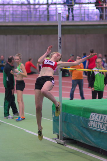 Henrike Weiser nahm aus Jux wieder an einem Wettkampf teil. Mit übersprungenen 1,45m wurde sie 14. in der weiblichen U18. Henrike Weiser nahm aus Jux wieder an einem Wettkampf teil. Mit übersprungenen 1,45m wurde sie 14. in der weiblichen U18.