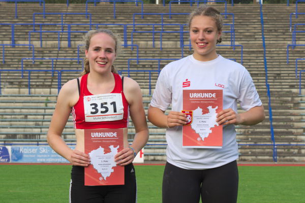 Maike Schulenkorf wiederholt ihre Vizemeisterschaft im Diskuswurf