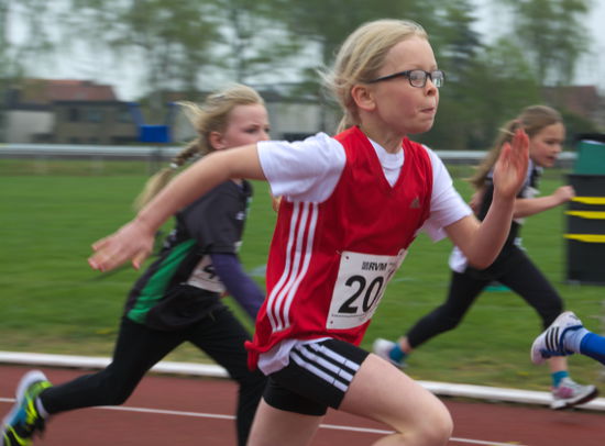 Unser kleiner Sprintfloh Antonia Reuver.
