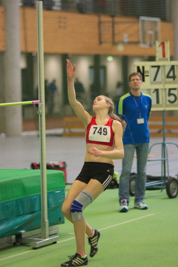Wieder nur 1,48m stehen am Ende für Maike Schulenkorf auf der Ergebnisliste.