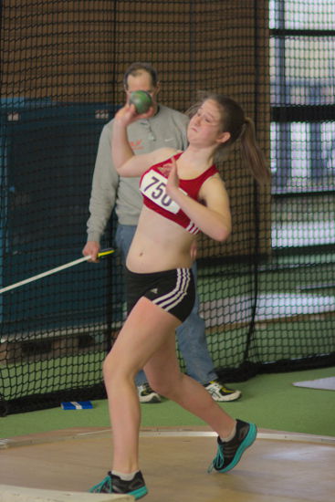 Jana Riermann hoch konzentriert im dritten Versuch.