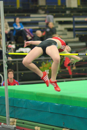 Erster Versuch für Jana Riermann über 1,48m. Erster Versuch für Jana Riermann über 1,48m.