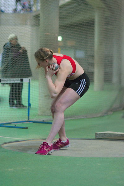 Mit 10,58m im Kugelstoßen erreichte Nadine Thiemann Platz 5 in der weiblichen Jugend U20. Mit 10,58m im Kugelstoßen erreichte Nadine Thiemann Platz 5 in der weiblichen Jugend U20.