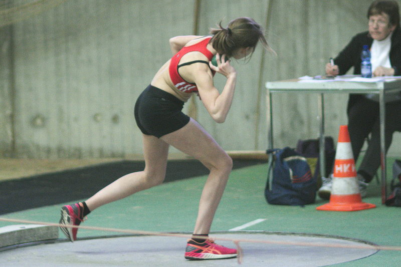 Auch im Kugelstoßen gab es eine neue persönliche Bestleistung für Annika Schulze Kalthoff mit 7,22 m.