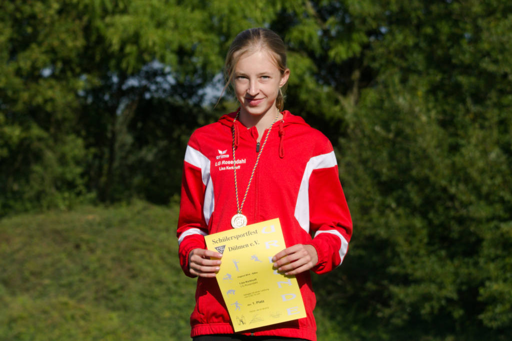 Goldmedaille für Lisa Kerkhoff Goldmedaille für Lisa Kerkhoff