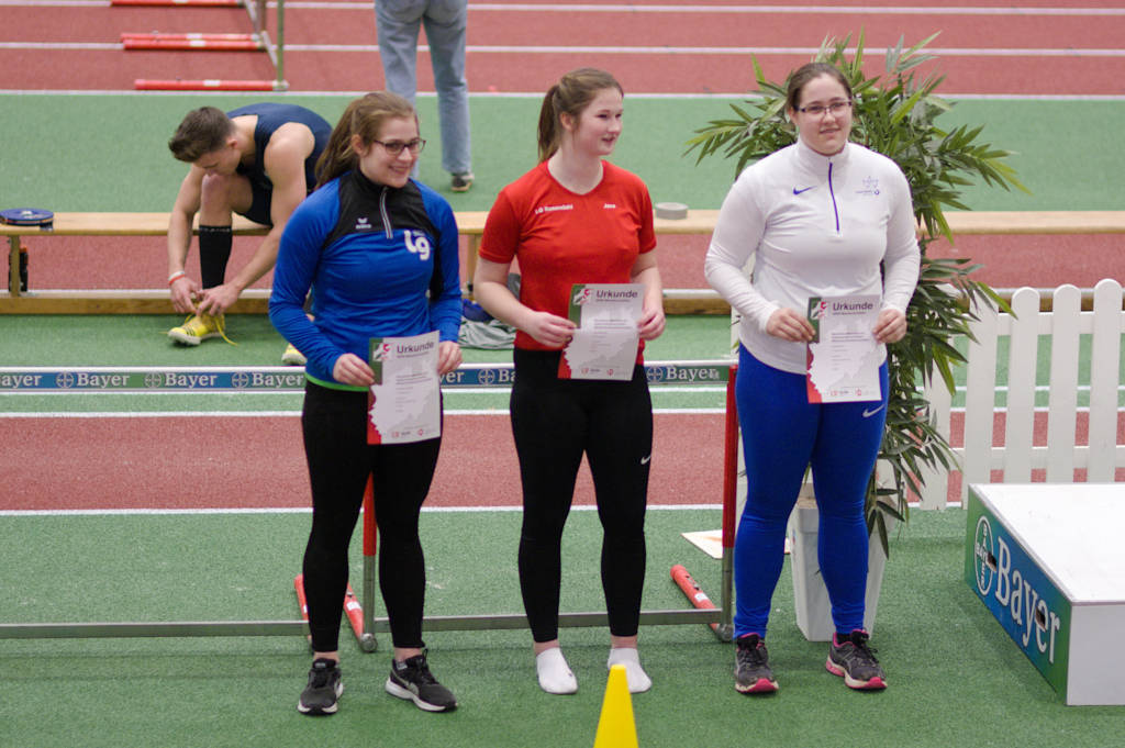 10.94 m reichten aber trotzdem zu Rang fünf in der weiblichen Jugend U20.