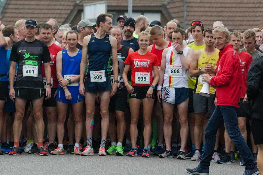 Großes Starterfeld in Rorup über die 10 km.