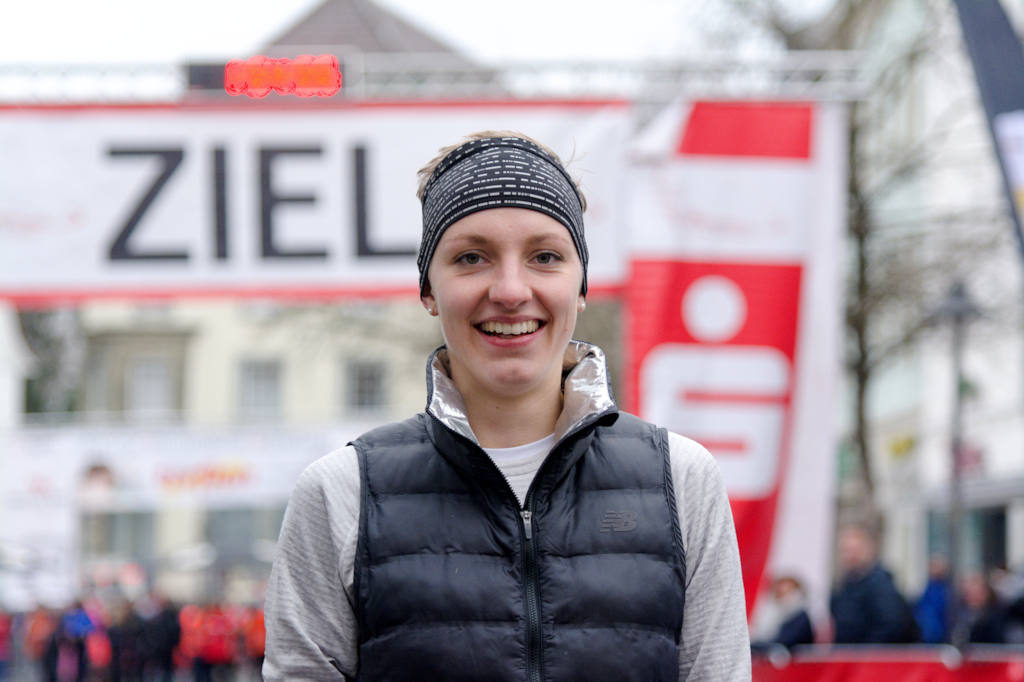 Eine großartige Leistung legte Kerstin Schulze Kalthoff beim Silvesterlauf hin. Foto: Ingo Röschenkemper