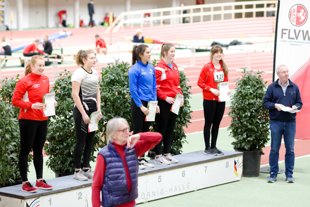 Platz sechs für Jana Riermann im Kugelstoßen der weiblichen Jugend U20.