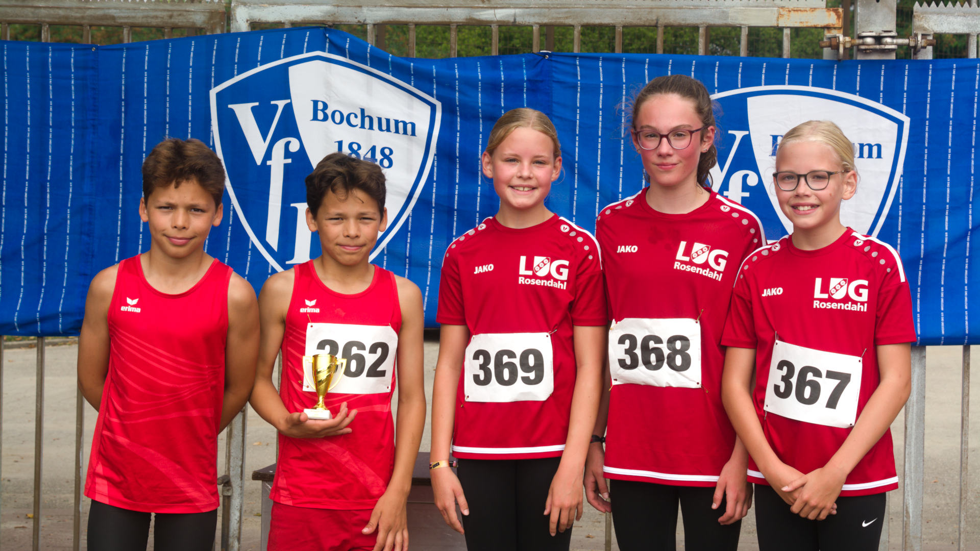 Louis, Vincent, Josephine, Enna und Antonia "anner Castroper"