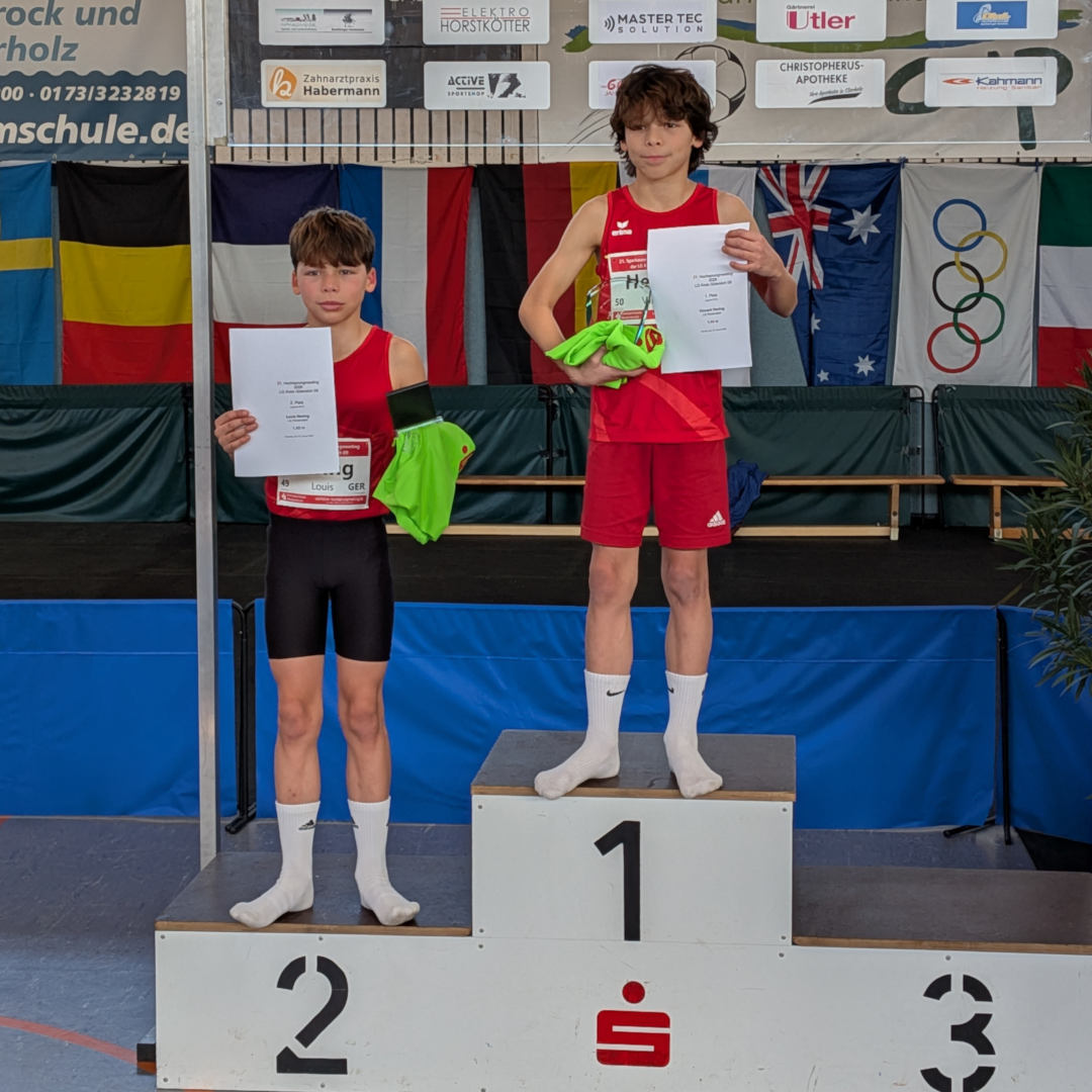 Trotz Bestleistung war Louis nicht ganz zufrieden mit dem heutigen Ergebnis. Das Einspringen hat eigentlich noch mehr gezeigt.