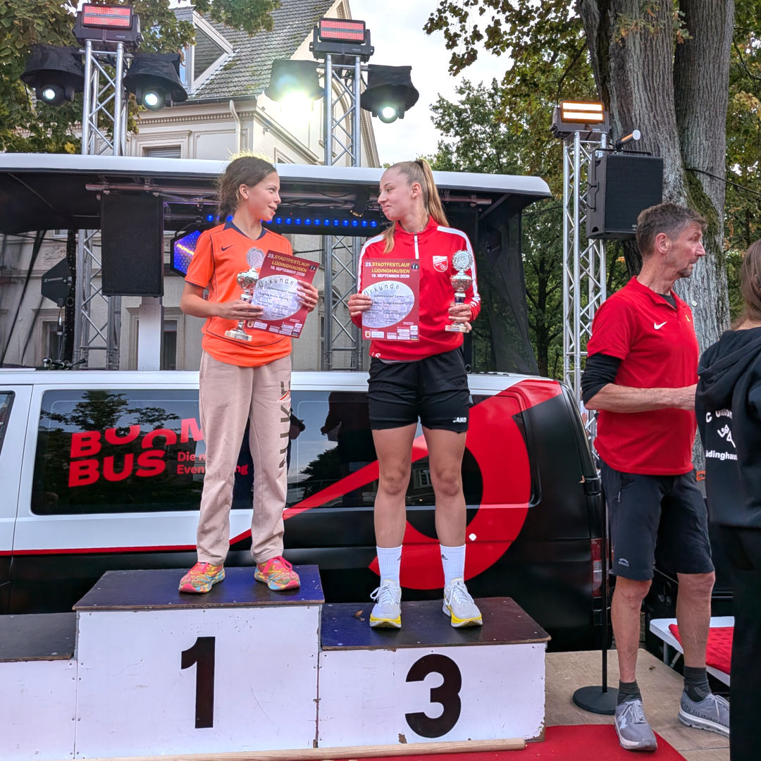 Sophie Marie Hering bei der Siegerehrung