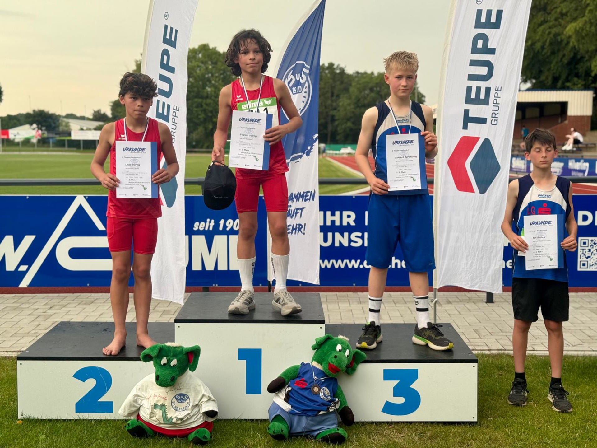 Diesmal ließen Vincent und Louis Lennart Bertmaring durch ihre Teamarbeit keine Chance. Im vergangenem Jahr  verbummelten die Beiden ihren Sieg und Lennard konnte triumphieren
