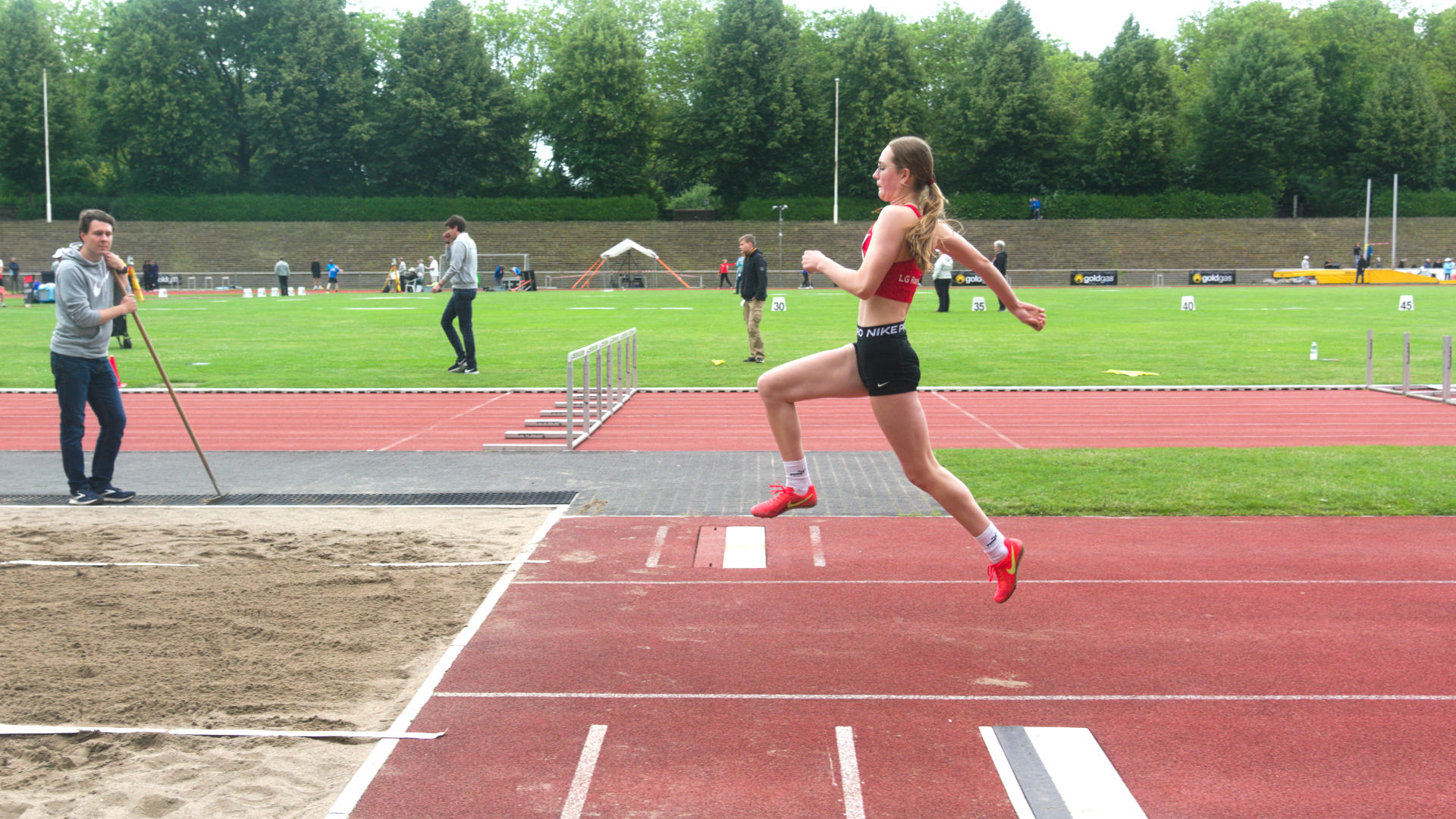 Irgendwie gelangen die Hop- und Step-Phasen nicht so gut wie in den vergangenen Trainingseinheiten.